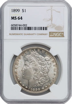1899 $1 Morgan Dollar NGC MS64