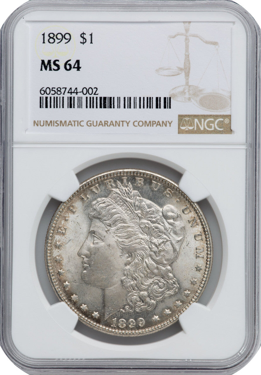 1899 $1 Morgan Dollar NGC MS64