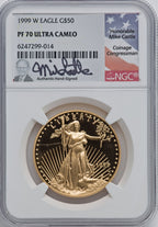 1999-W $50 One-Ounce Gold Eagle NGC PF70