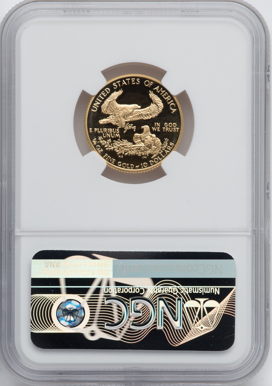 1993-P $10 Quarter-Ounce Gold Eagle NGC PF70