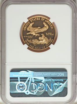 2016-W $25 Half-Ounce Gold Eagle 30th Anniversary NGC MS70