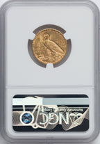 1915-S $5 Indian Half Eagle NGC MS62