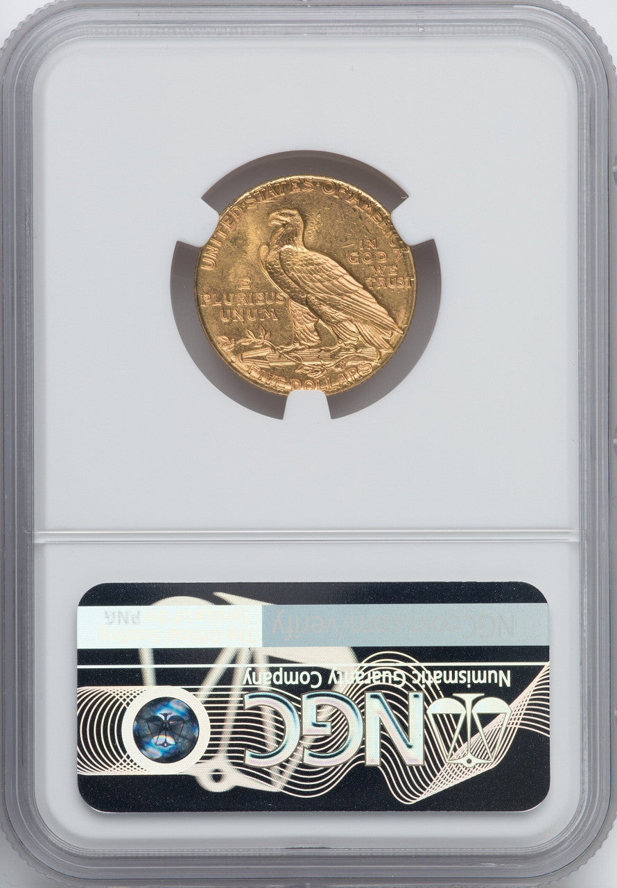 1915-S $5 Indian Half Eagle NGC MS62