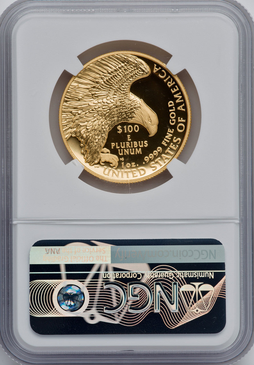 2019-W $100 High Relief Enhanced SP DMPL NGC MS70