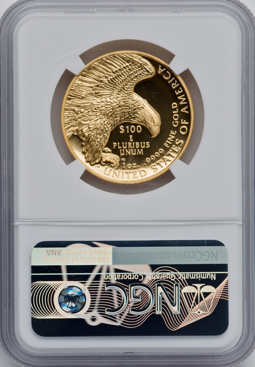 2019-W $100 High Relief Enhanced SP DMPL NGC MS70