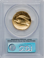 2009 $20 One-Ounce Gold Ultra High Relief First Strike PCGS MS70