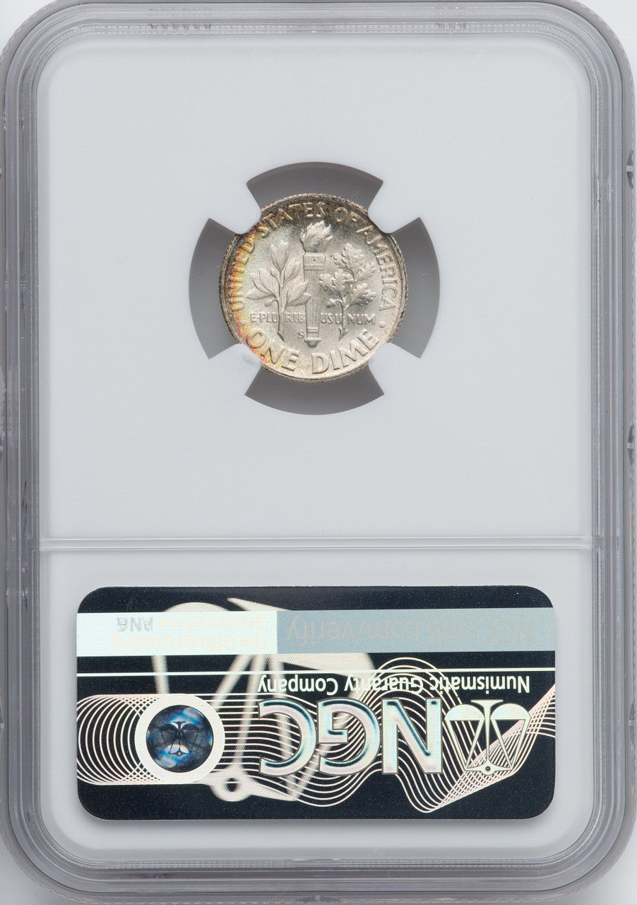 1947-S 10C FB Roosevelt Dime NGC MS68