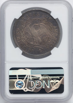 1795 S$1 Flowing Hair Three Leaves Early Dollar NGC XF45