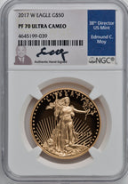 2017-W $50 One-Ounce Gold Eagle NGC PF70