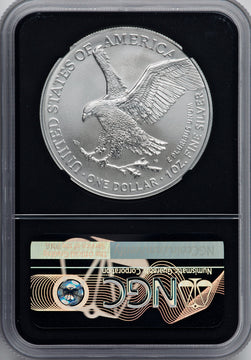 2022-(W) S$ Silver Eagle Struck at West Point FDI NGC MS70