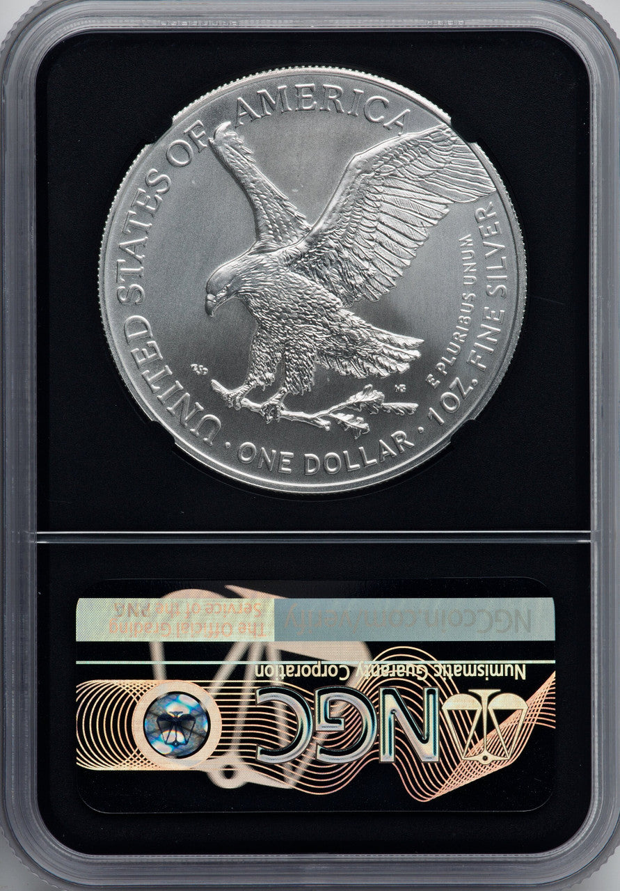 2022-(W) S$ Silver Eagle Struck at West Point FDI NGC MS70