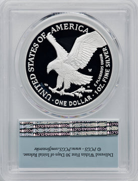 2022-W S$1 Silver Eagle FS PRDC PCGS PR70