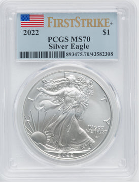 2022 S$ Silver Eagle FS PCGS MS70