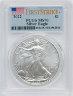 2022 S$ Silver Eagle FS PCGS MS70
