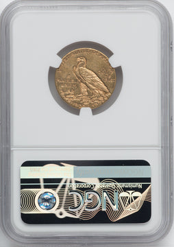 1915-S $5 Indian Half Eagle NGC AU58