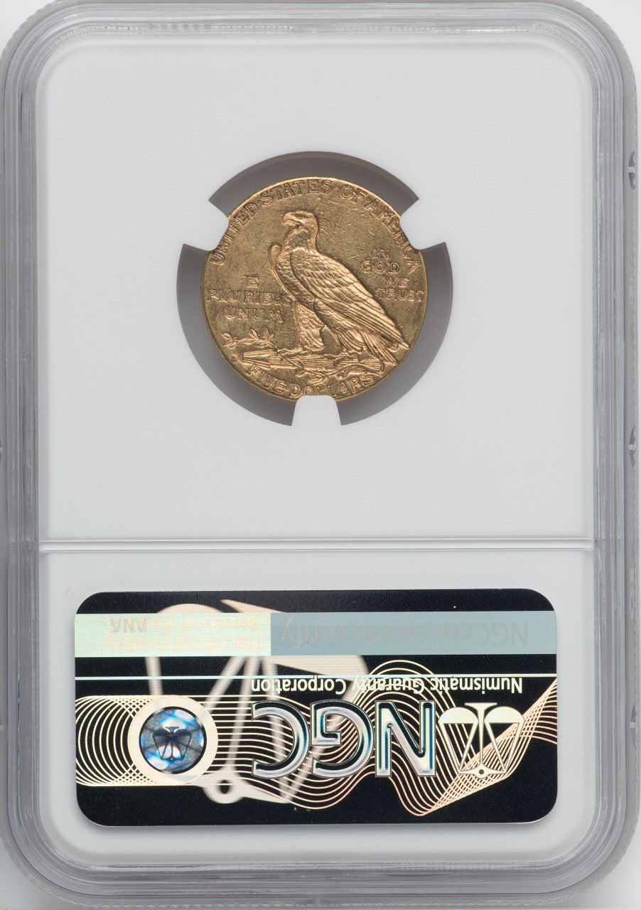 1915-S $5 Indian Half Eagle NGC AU58