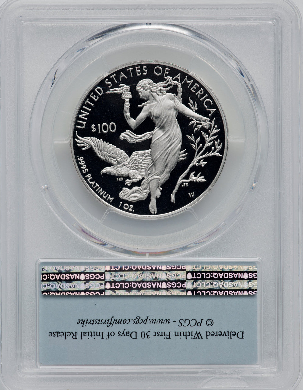 2016-W $100 One-Ounce Platinum Eagle First Strike DC PCGS PR70