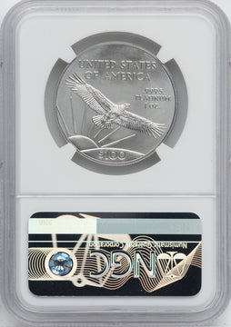 2019 $100 One-Ounce Platinum Eagle Statue of Liberty First Day of Issue NGC MS70
