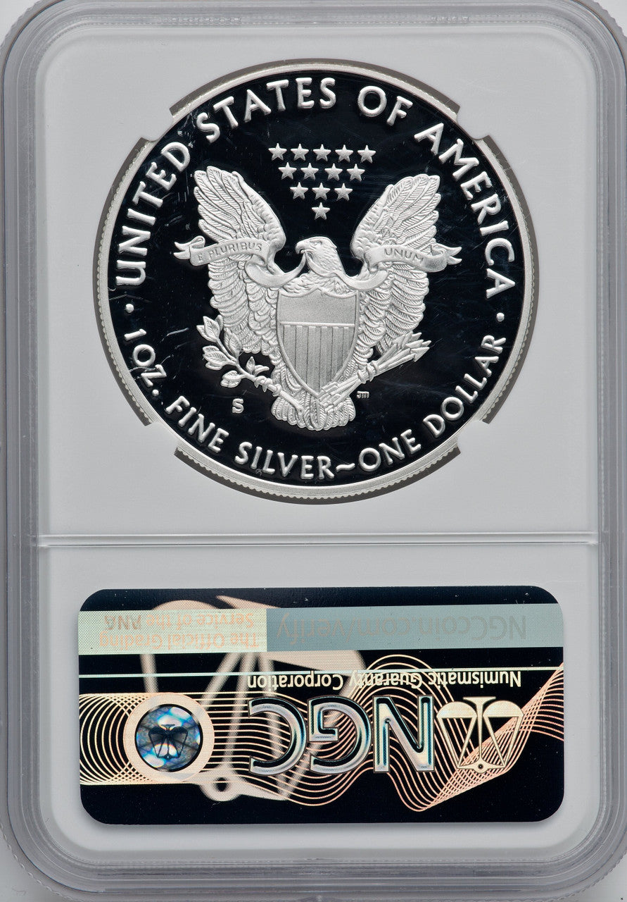 2018-S S$1 Silver Eagle NGC MS70