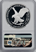 2021-W S$1 Silver Eagle Type Two PRDC NGC PF70