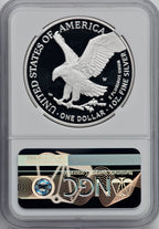 2021-W Type 2 Silver Eagle NGC PF70 Ultra Cameo Ed Moy Signed