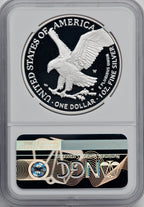 2021-W S$1 Silver Eagle Type Two PRDC NGC PF70
