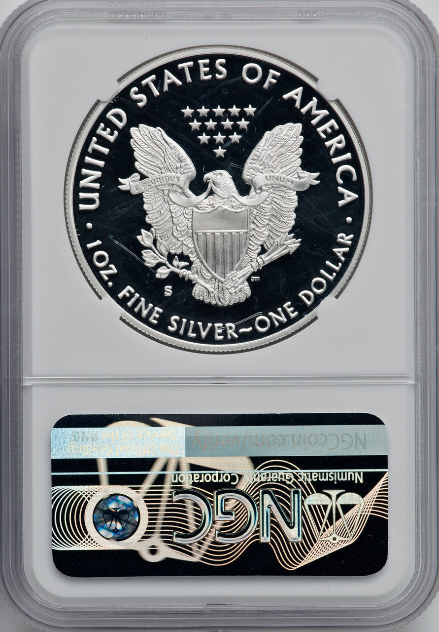 2020-S Silver Eagle NGC PF70 Ed Moy Signed