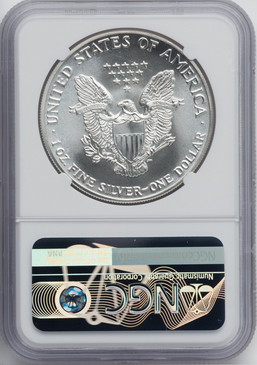 1988 S$1 Silver Eagle NGC MS70
