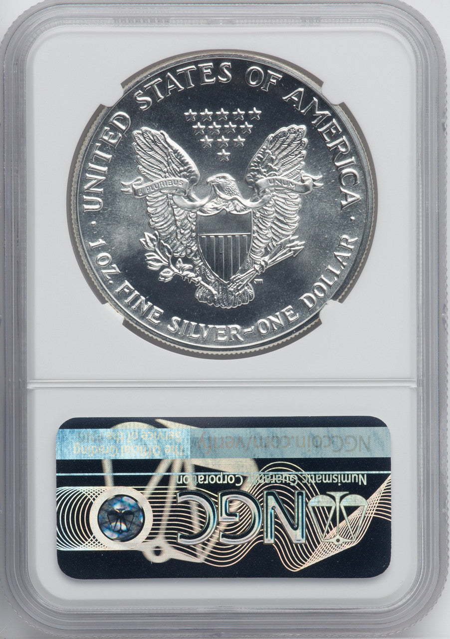 1989 S$1 Silver Eagle NGC MS70
