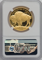 2019-W $50 One-Ounce American Buffalo .9999 Fine Gold First Day of Issue NGC PF70