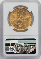1875-S $20 Liberty Double Eagle NGC AU53