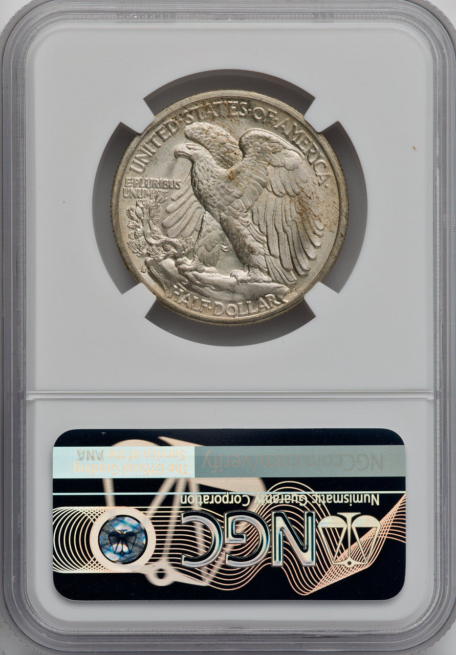 1935-S 50C CAC Walking Liberty Half Dollar NGC MS65