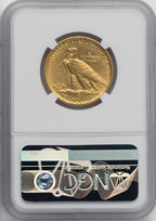 1907 $10 No Motto Indian Eagle NGC AU55