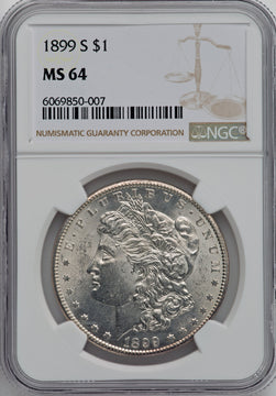 1899-S $1 Morgan Dollar NGC MS64