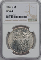 1899-S $1 Morgan Dollar NGC MS64
