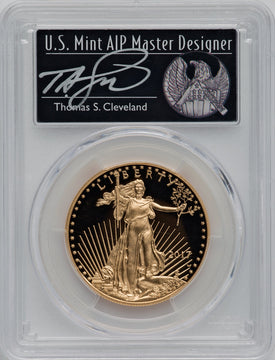2017-W $50 One-Ounce Gold Eagle WP Mint Private Auction Release 1 of 150 #258 1 of 150 PCGS PR70