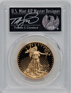 2017-W $50 One-Ounce Gold Eagle WP Mint Private Auction Release 1 of 150 #258 1 of 150 PCGS PR70