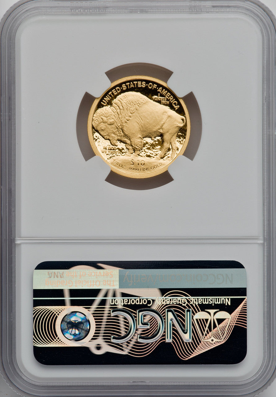 2008-W $10 Quarter-Ounce Gold Buffalo NGC PF70