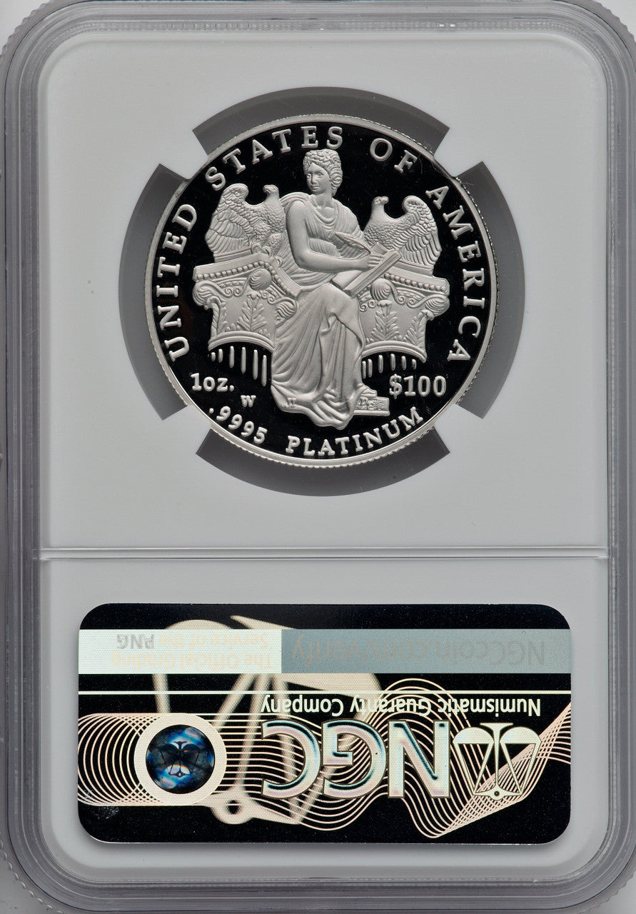 2006-W $100 One-Ounce Platinum Eagle Statue of Liberty NGC PF70