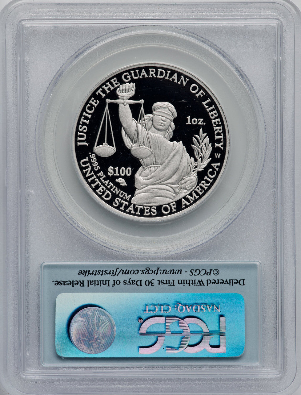 2010-W $100 One-Ounce Platinum Eagle First Strike DC PCGS PR70