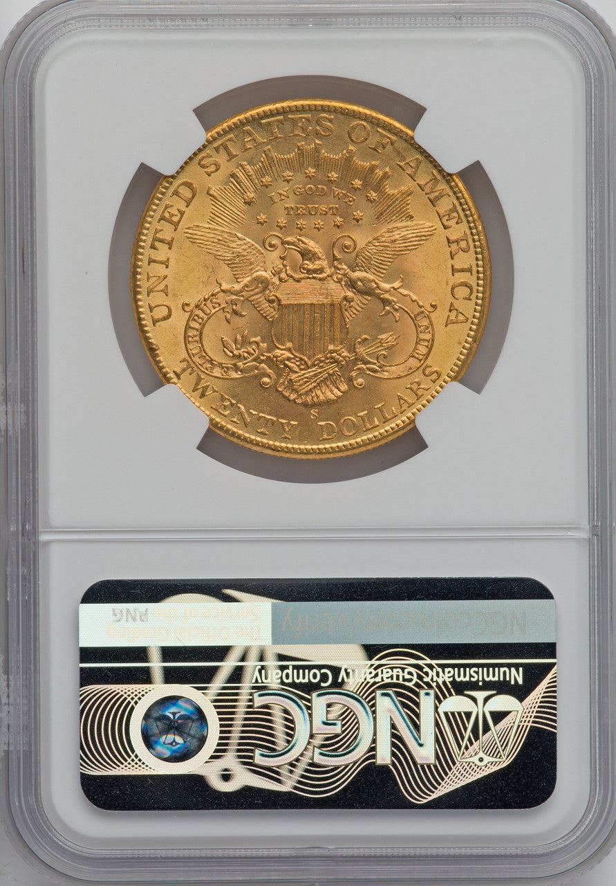 1904-S $20 Green Label Liberty Double Eagle NGC MS64