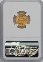 1907 $2.50 Green Label Liberty Quarter Eagle NGC MS67