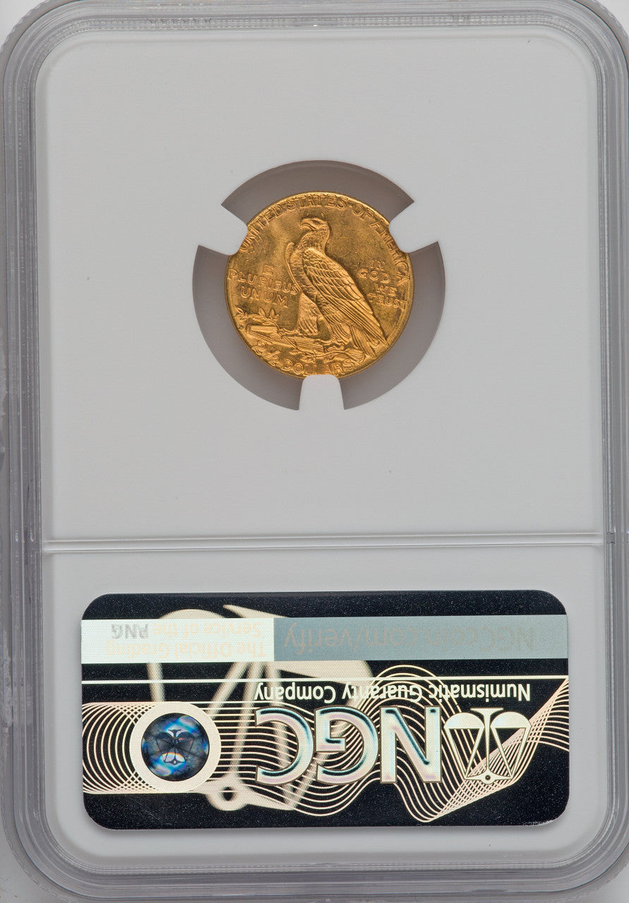 1925-D $2.50 Green Label Indian Quarter Eagle NGC MS65 (755534051)