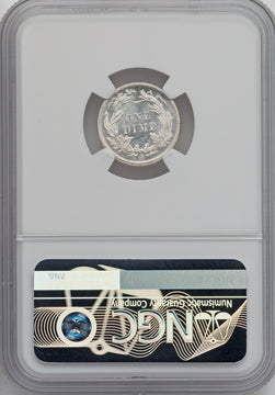 1879 10C Seated Dime NGC MS67