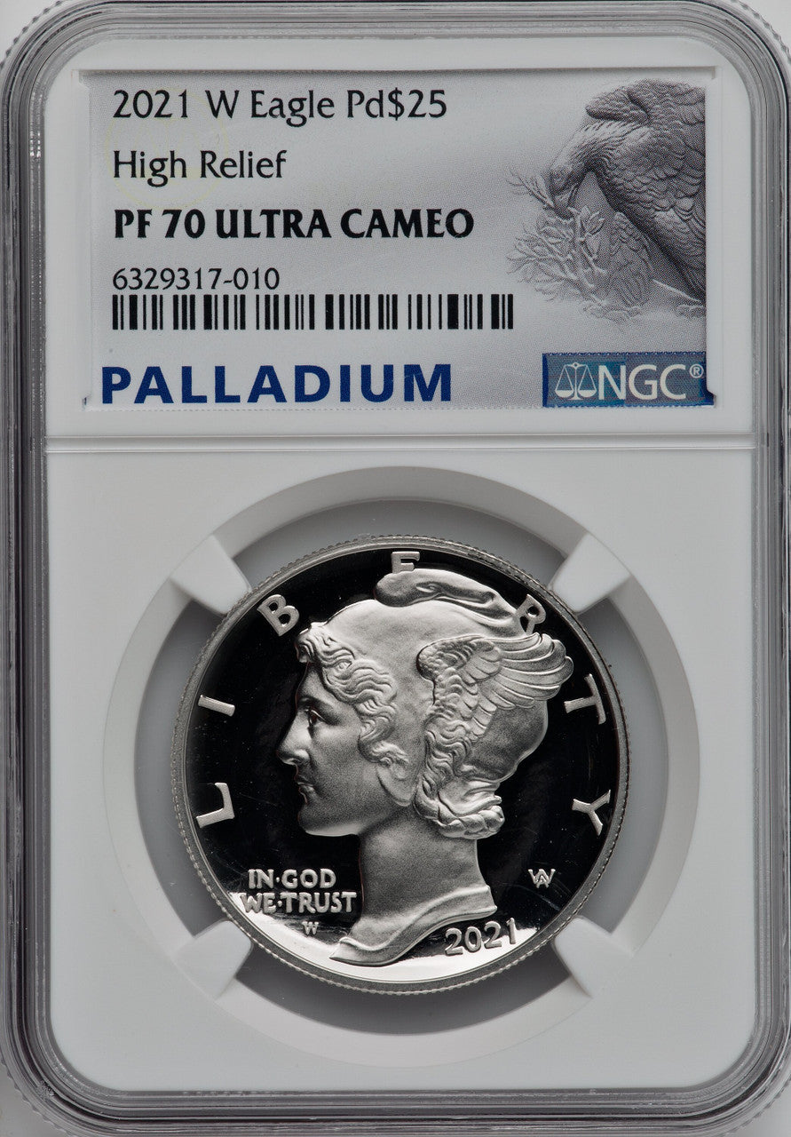 2021-W $25 Palladium NGC PF70