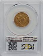 1834 $5 PLAIN 4 Classic Half Eagle PCGS XF40