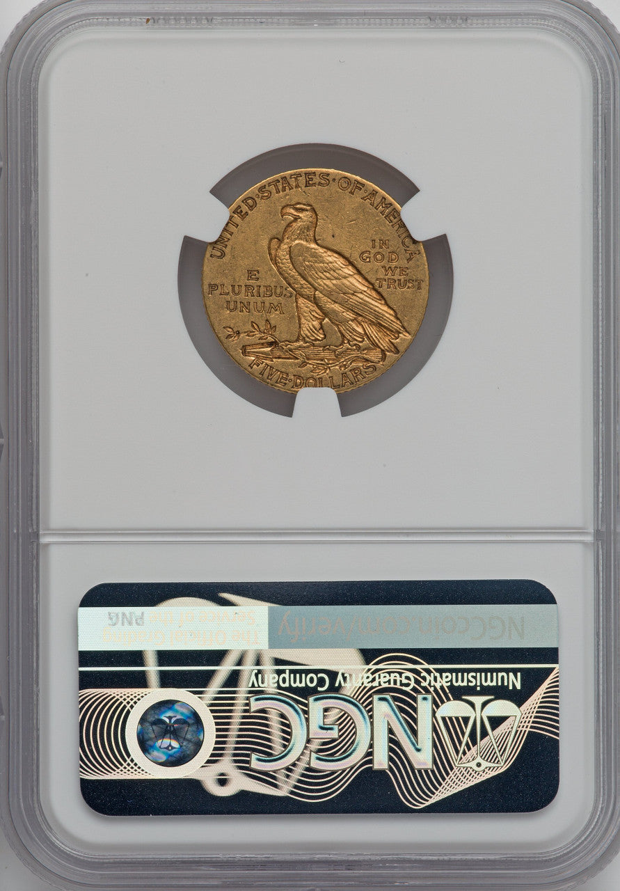 1908-S $5 Indian Half Eagle NGC AU55