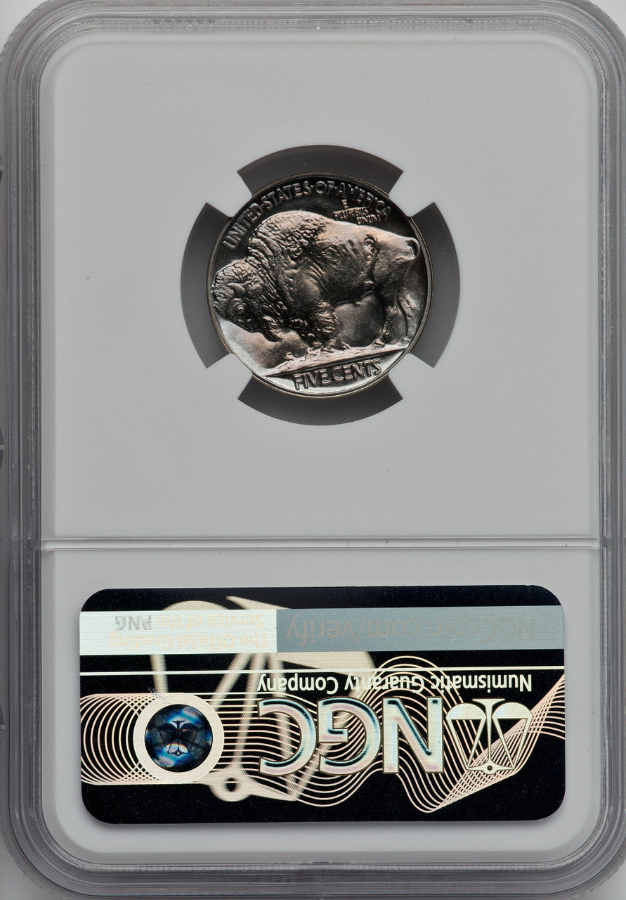 1936 5C Type One Satin Green Label Proof Buffalo Nickel NGC PR68