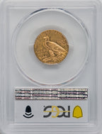 1909-D $5 CAC Indian Half Eagle PCGS MS63
