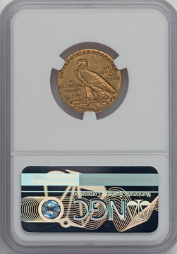 1913-S $5 Indian Half Eagle NGC AU55